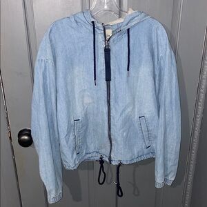 Light Blue Denim Women's Jacket
